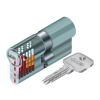 Zestaw 2 wkładek ABUS D10 30/40 + KD10 40G/30 - W SYSTEMIE 1 KLUCZA - NIKIEL PERŁOWY