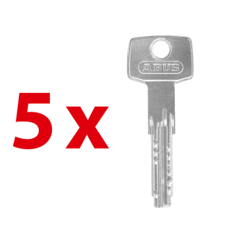 Zestaw 2 wkładek ABUS D10 30/40 + KD10 40G/30 - W SYSTEMIE 1 KLUCZA - NIKIEL PERŁOWY
