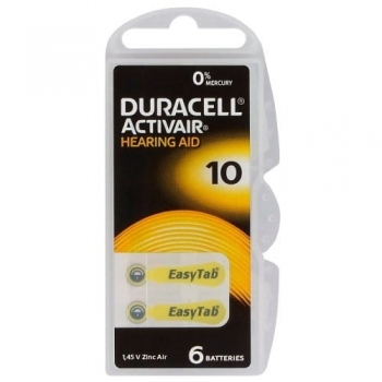 Bateria Duracell ActiveAir 10
