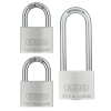Kłódka Abus - 727TI/40HB63 TRIPLES - 3 kłódki pałąkowe aluminiowe TITALIUM w systemie 1 klucza - blister